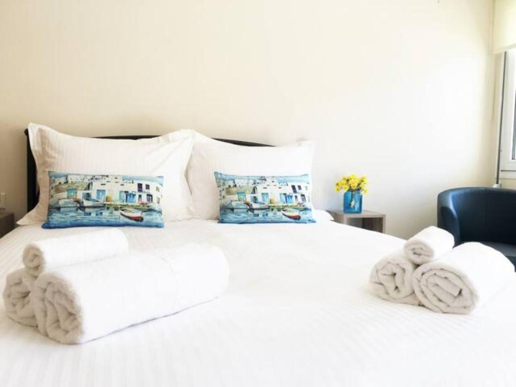 Koumpe Blue Sea View Apartment Ретимно Экстерьер фото