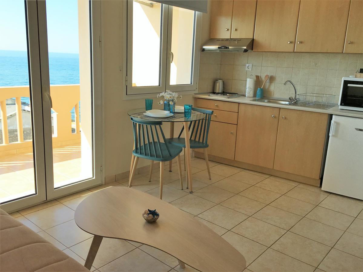 Koumpe Blue Sea View Apartment Ретимно Экстерьер фото