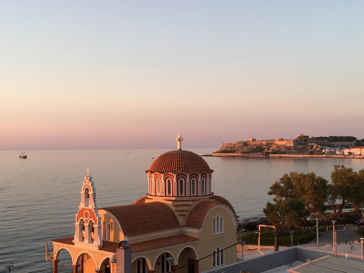 Koumpe Blue Sea View Apartment Ретимно Экстерьер фото