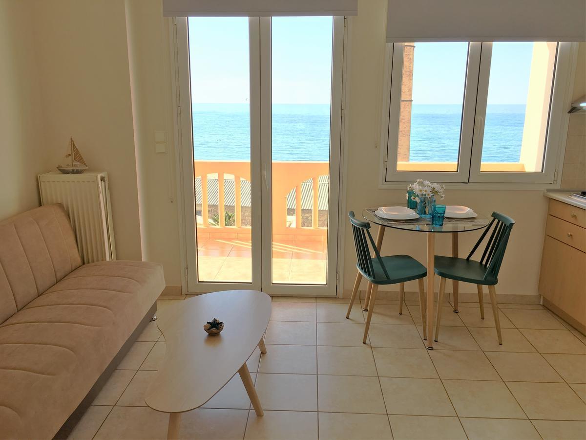 Koumpe Blue Sea View Apartment Ретимно Экстерьер фото